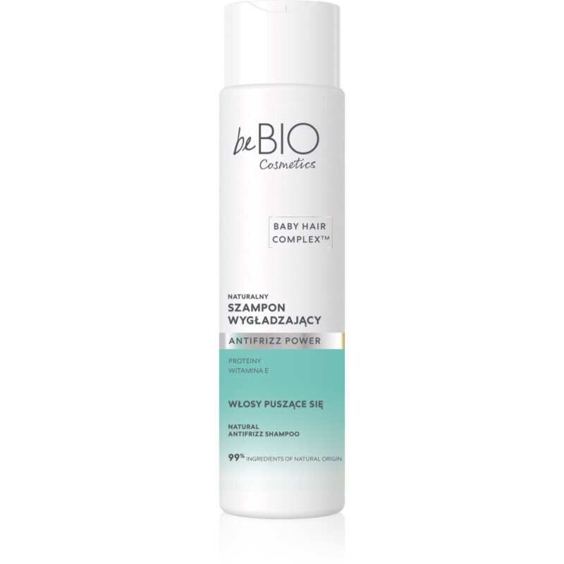 beBIO Baby Hair Complex Antifrizz Power vyhladzujúci šampón proti krepateniu 300 ml