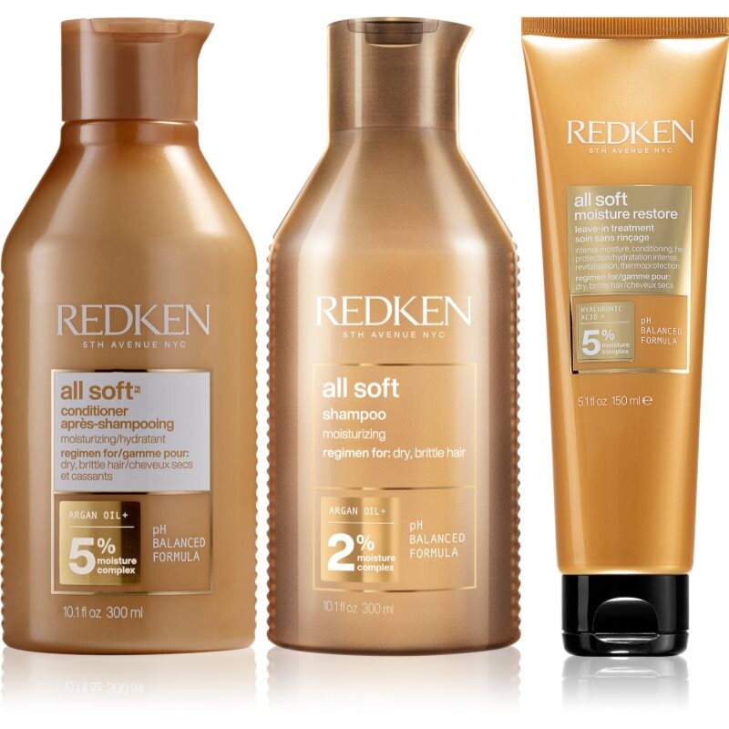Redken All Soft výhodné balenie pre suché vlasy