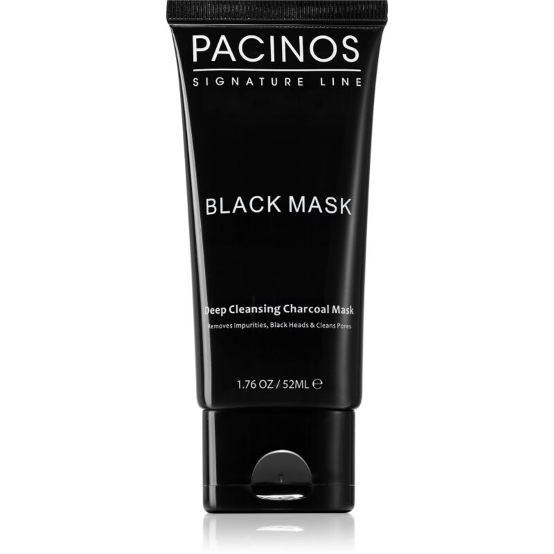 Pacinos Black Mask čistiaca zlupovacia maska s aktívnym uhlím 50 ml