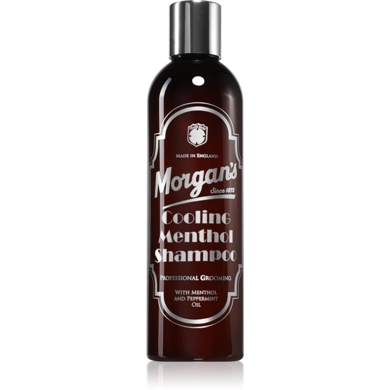 Morgan's Cooling Menthol Shampoo povzbudzujúci mentolový šampón na vlasy a pokožku hlavy pre mužov 250 ml