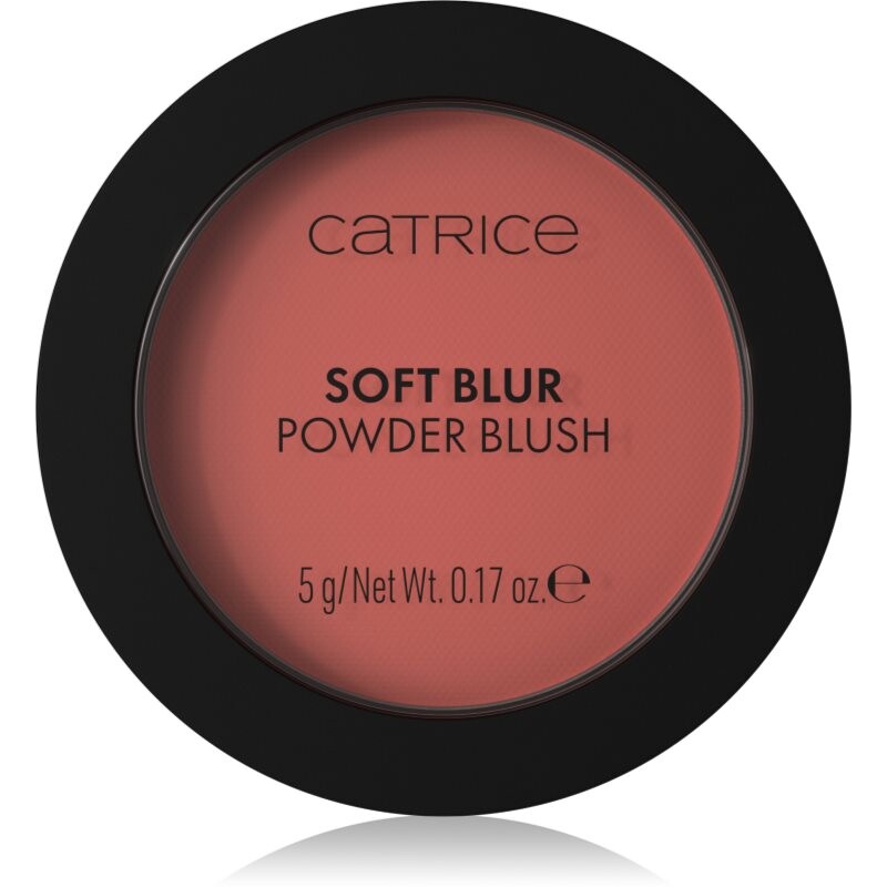 Catrice Soft Blur Powder Brush púdrová lícenka s matným efektom odtieň 060 Berry me later! 5 g
