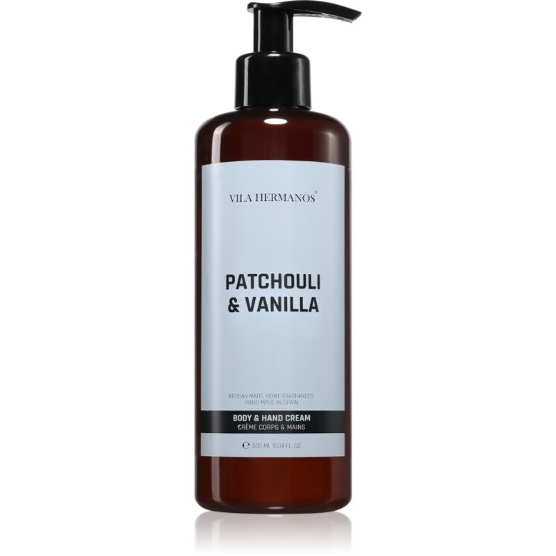 Vila Hermanos Apothecary Patchouli & Vanilla telový krém 300 ml