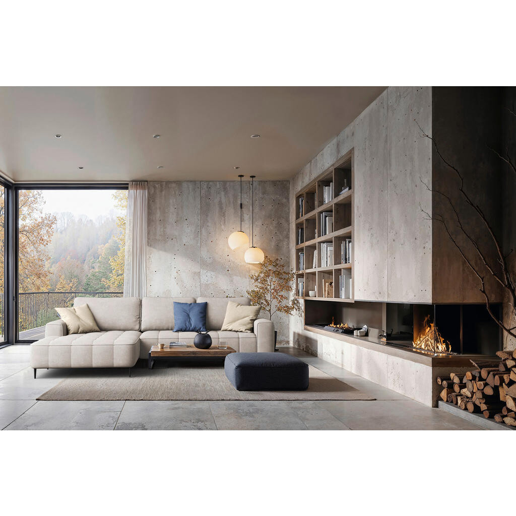 Livetastic ROZKLADACIA ROHOVÁ POHOVKA, textil, piesková