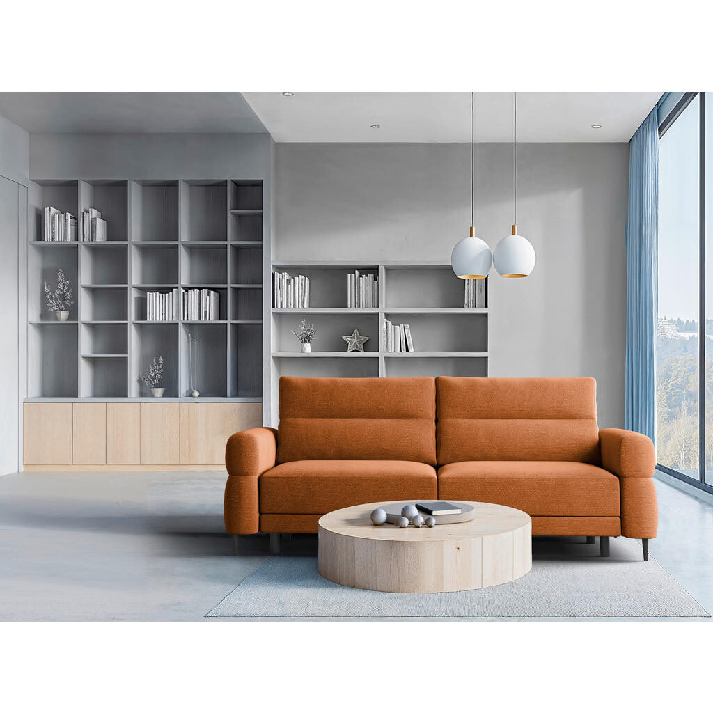 Livetastic ROZKLADACIA POHOVKA, textil, hrdzavá