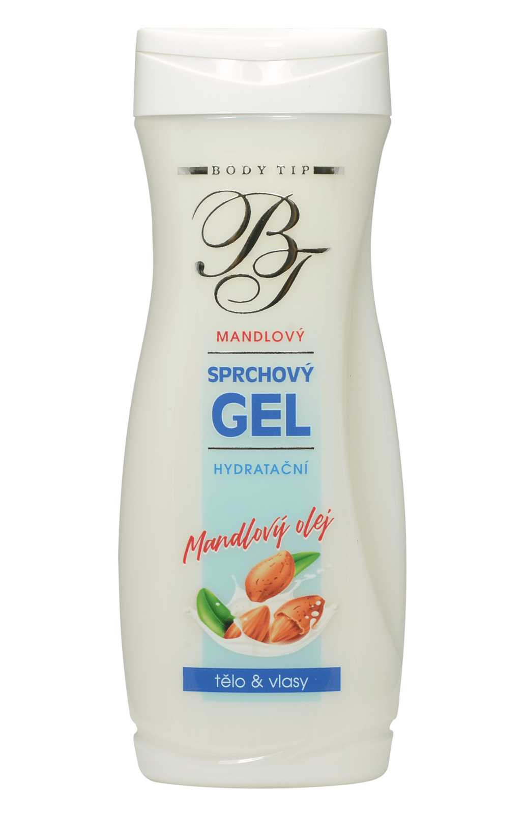 BODY TIP Sprchový gél s mandľovým mliekom 300 ml