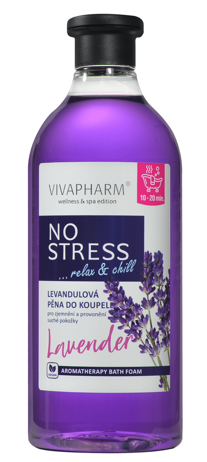 VIVACO Pena do kúpeľa No stress 750 ml