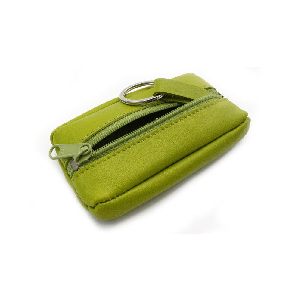 Kožená kľúčenka Arwel 2418 - svetlo zelená