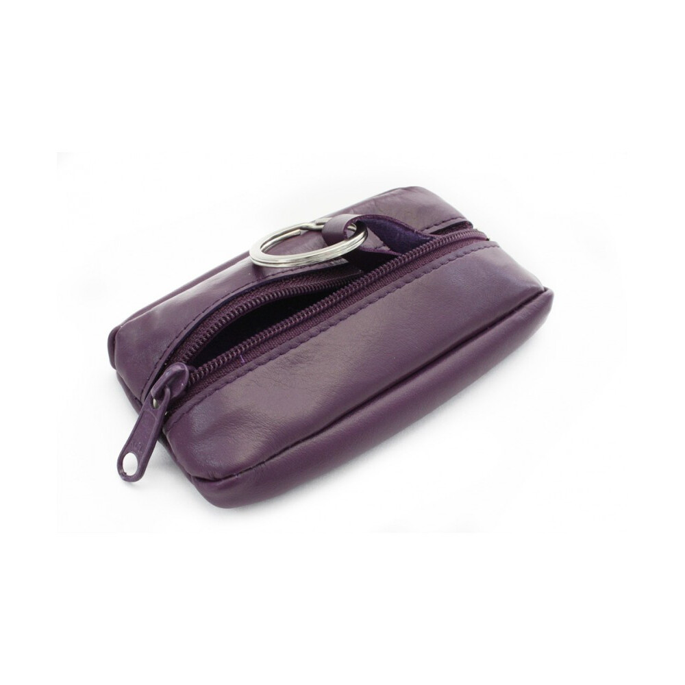Kožená kľúčenka Arwel 2418 - fialová