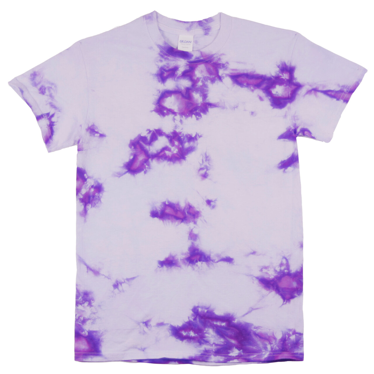 Tričko unisex The Mountain batikované Infusion - fialové-svetlo fialové,