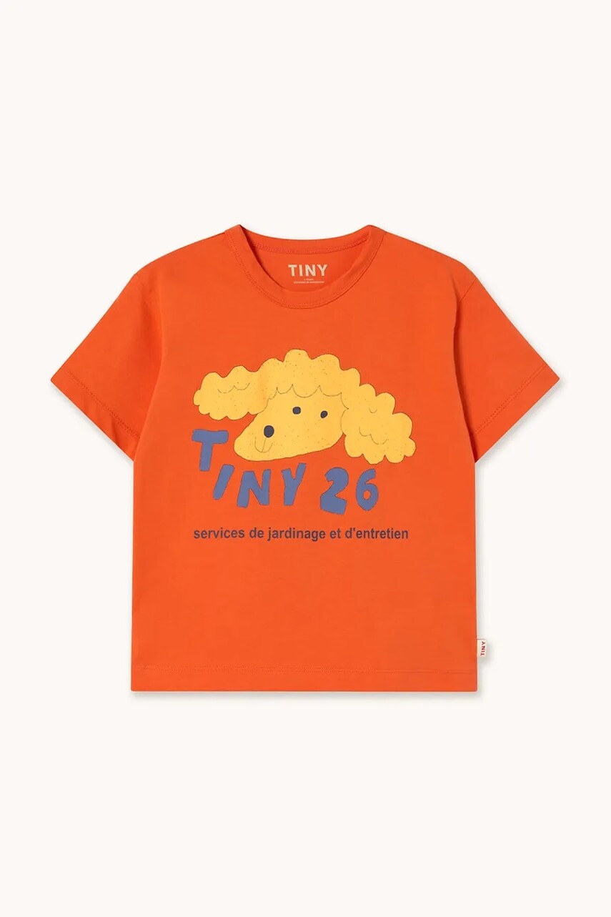 Detské bavlnené tričko Tinycottons YELLOW DOG GRAPHIC TEE