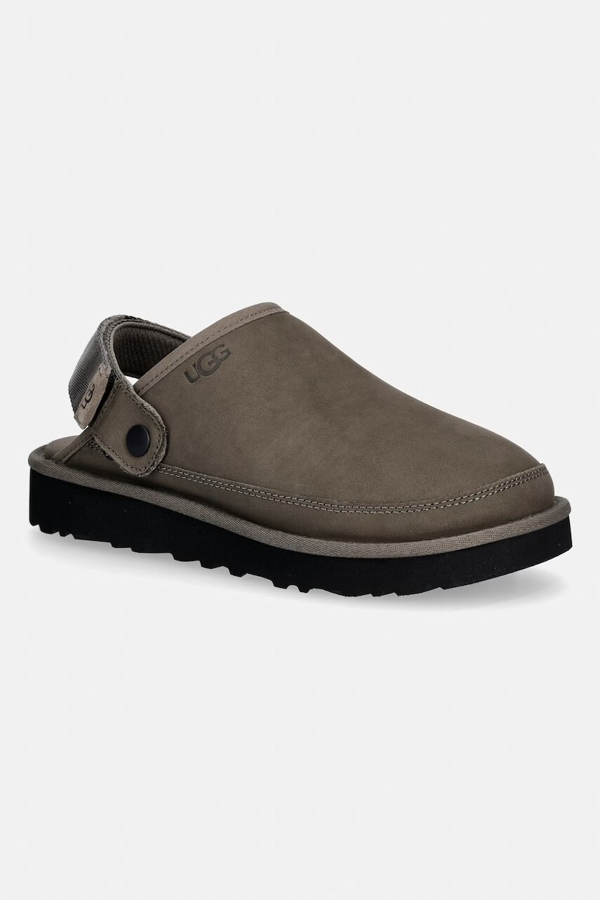 Semišové šľapky UGG M Goldencoast Clog II Nubuck
