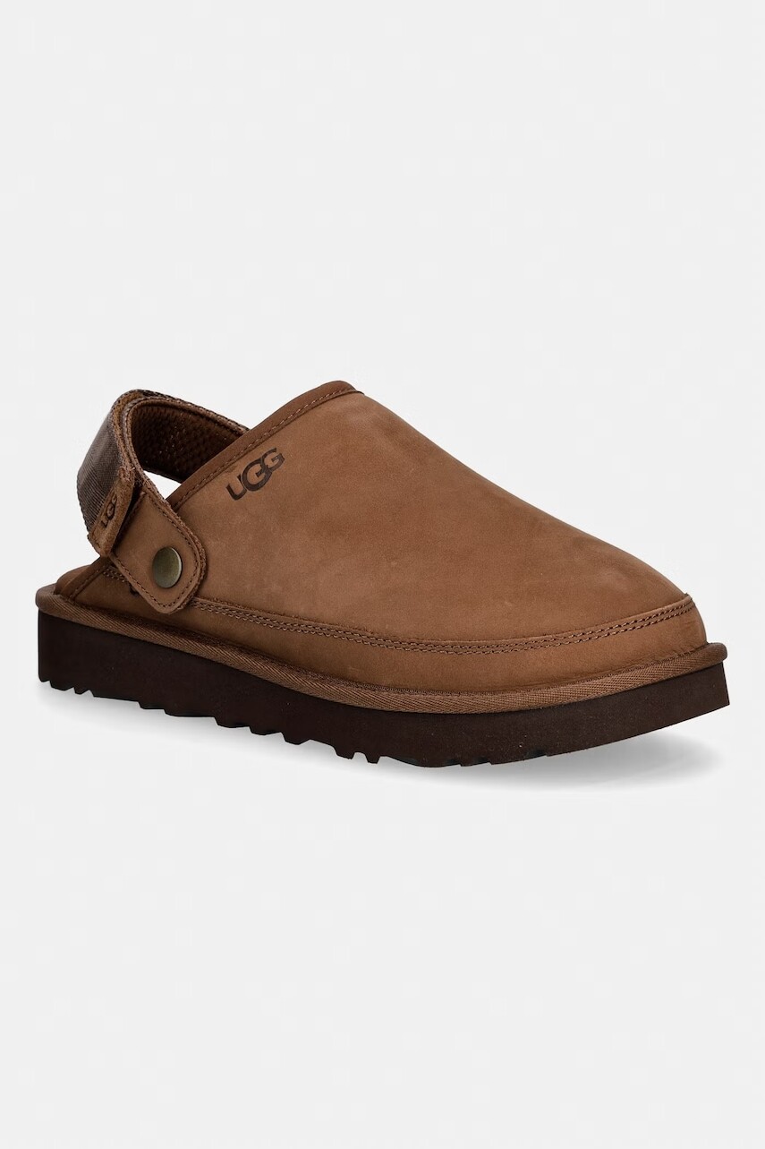 Nubukové šľapky UGG M Goldencoast Clog II Nubuck