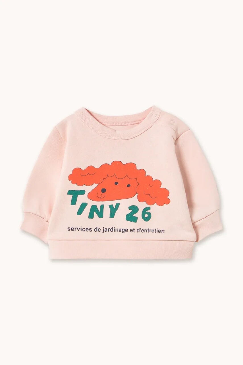 Bavlnená mikina pre bábätká Tinycottons RED DOG BABY SWEATSHIRT