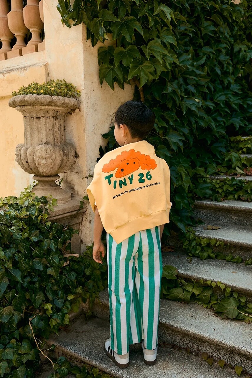 Detská bavlnená mikina Tinycottons RED DOG GRAPHIC SWEATSHIRT