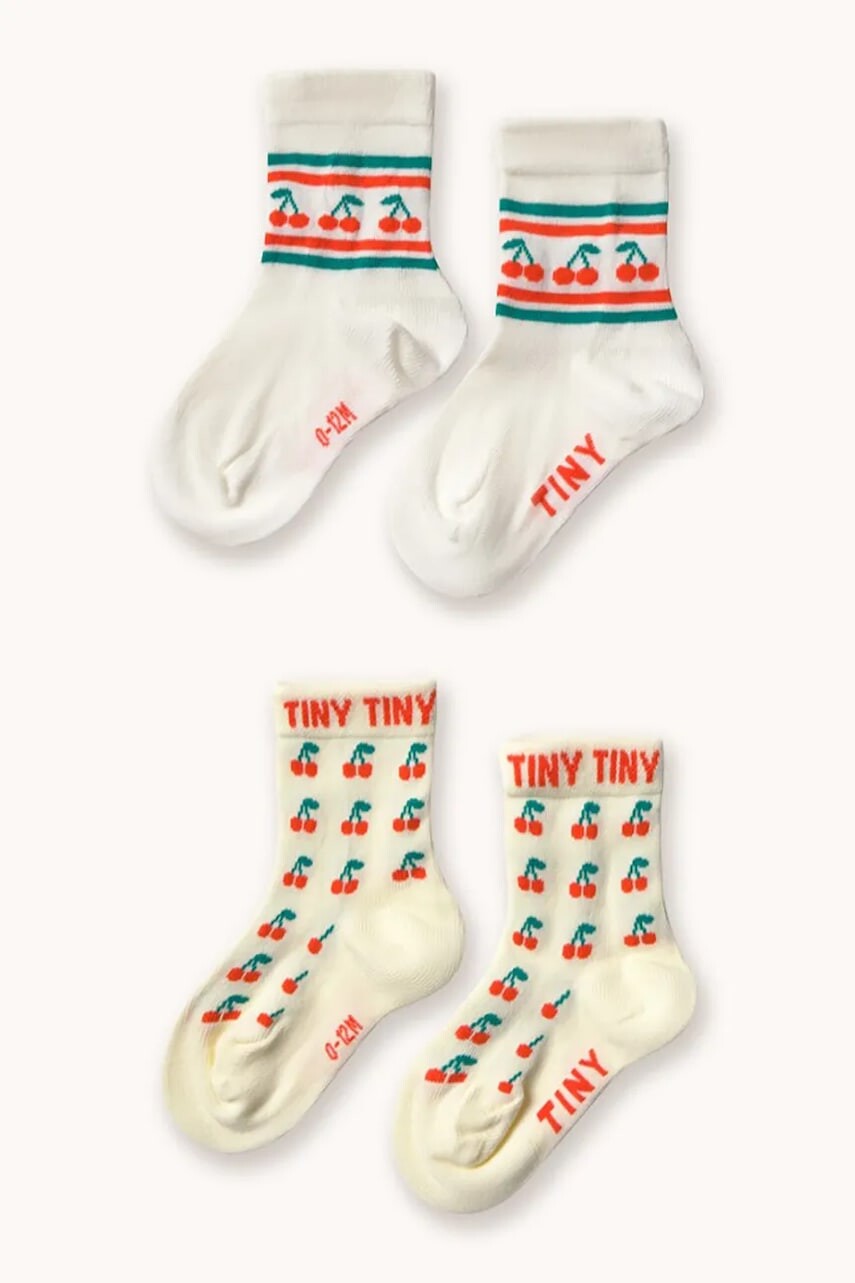 Detské ponožky Tinycottons CHERRY MEDIUM SOCKS