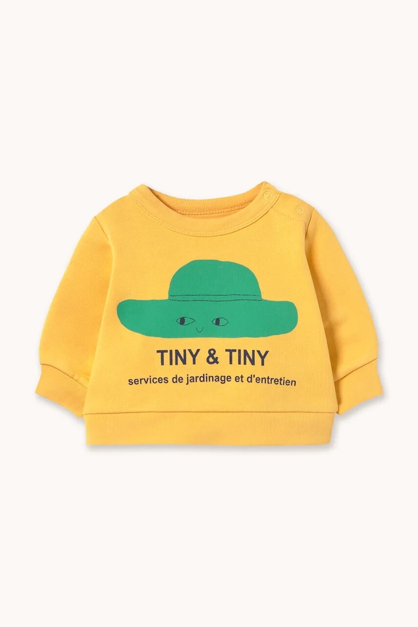 Bavlnená mikina pre bábätká Tinycottons TINY HAT BABY SWEATSHIRT