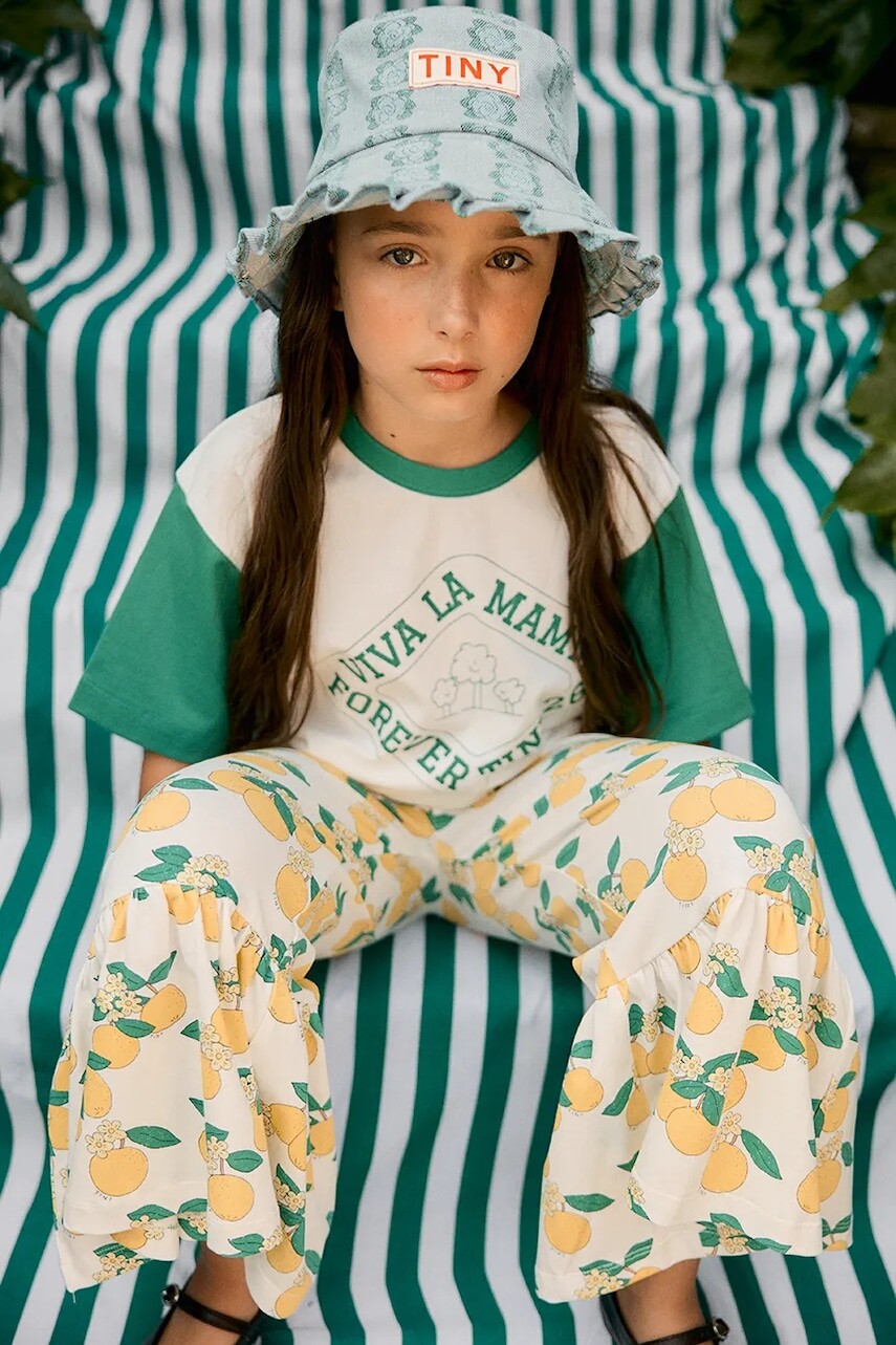 Detské nohavice Tinycottons ORANGES PANT