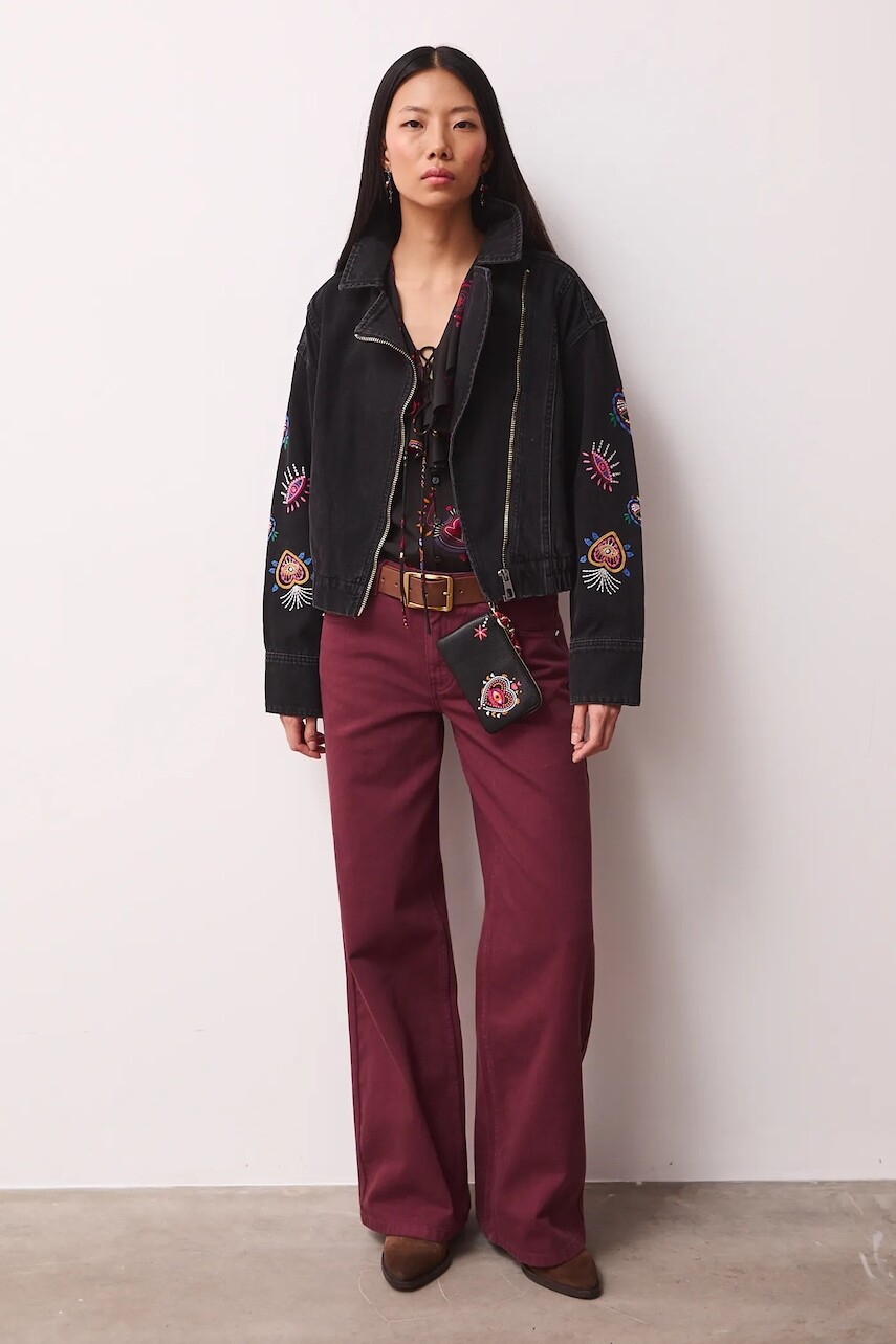 Bavlnená rifľová bunda Medicine