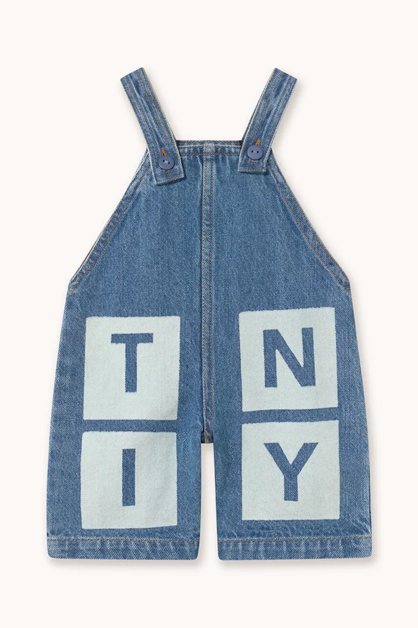 Detské džínsové nohavice Tinycottons TINY DENIM DUNGAREE BABY