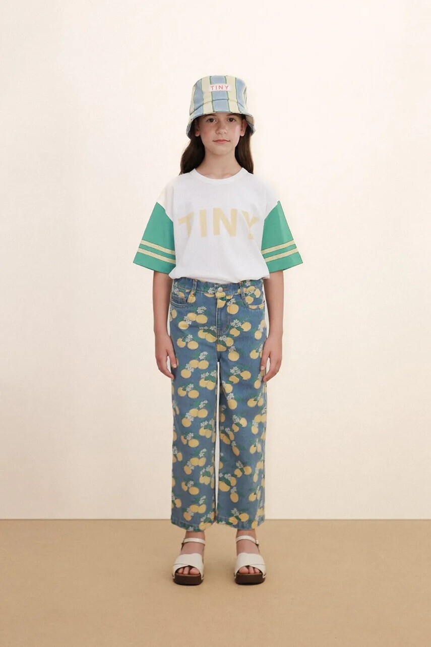 Detské rifle Tinycottons ORANGES DENIM JEANS