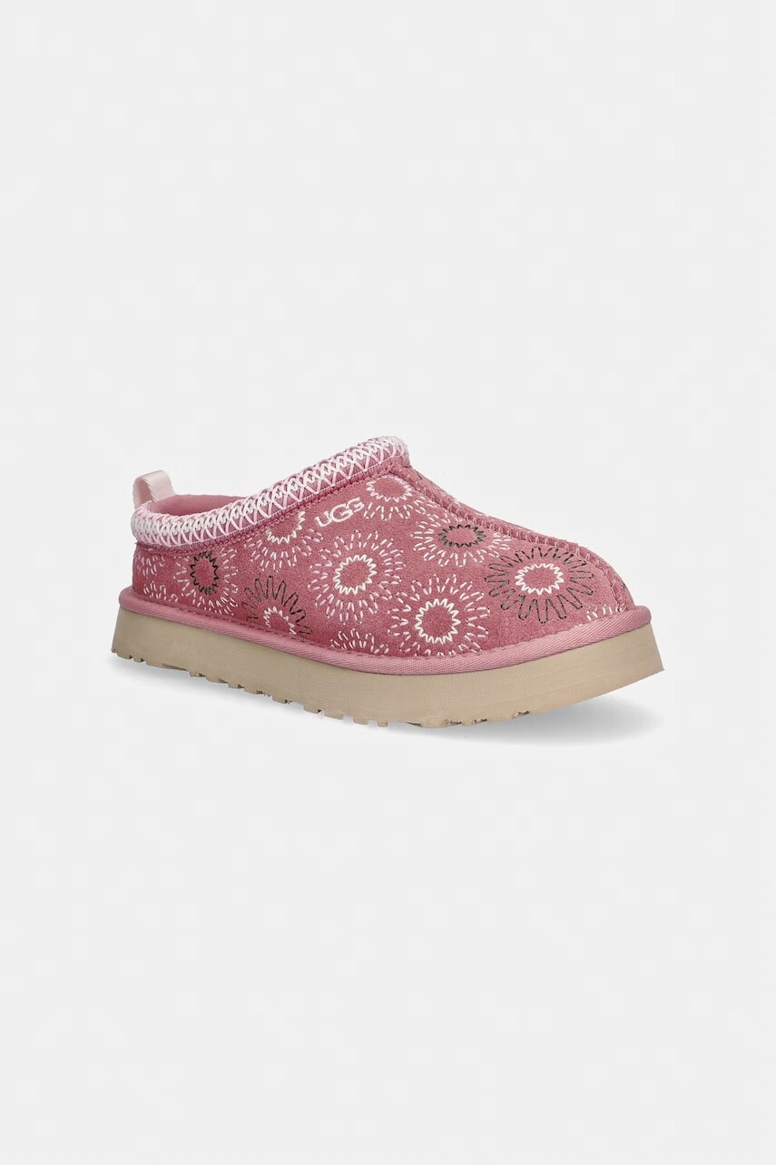 Detské semišové papuče UGG TAZZ SUN STITCH