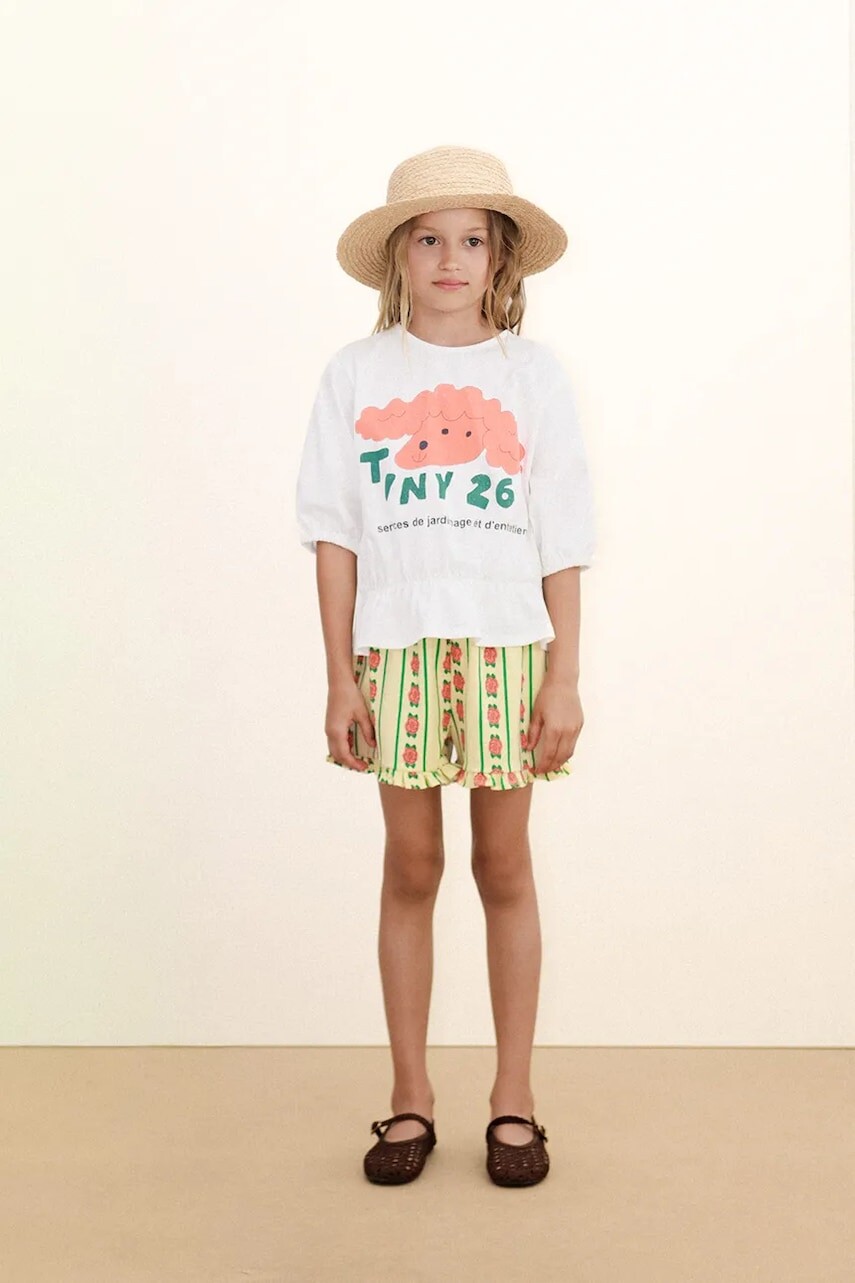 Detské bavlnené tričko Tinycottons RED DOG GRAPHIC TOP