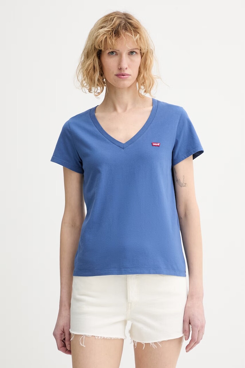 Bavlnené tričko Levi's LSE_PERFECT VNECK