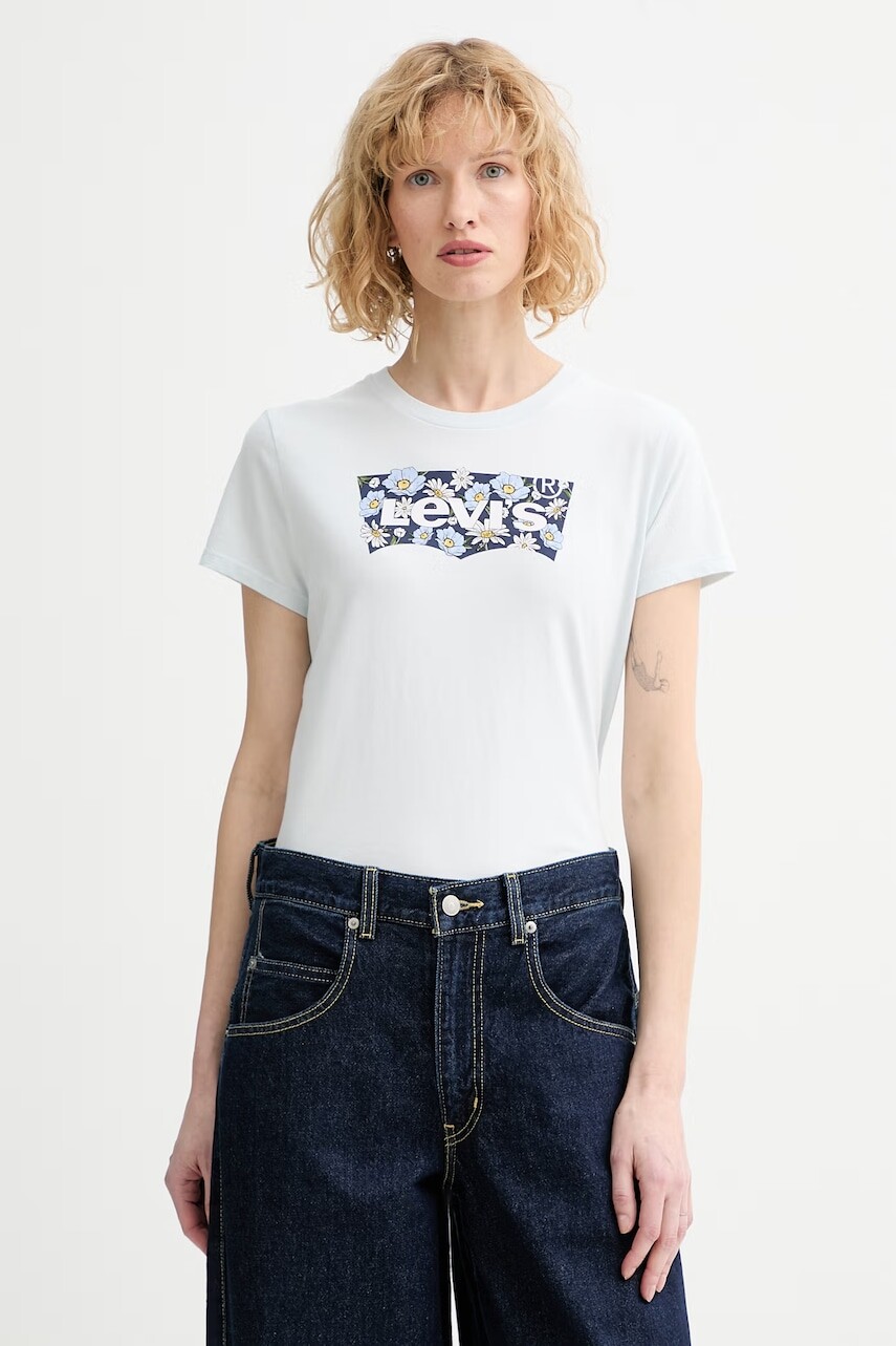 Bavlnené tričko Levi's THE PERFECT