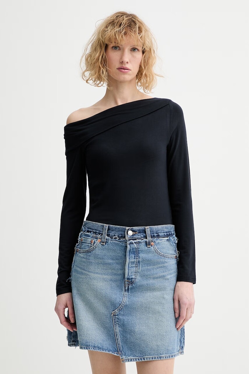 Tričko s dlhým rukávom Levi's OFF SHOULDER LS