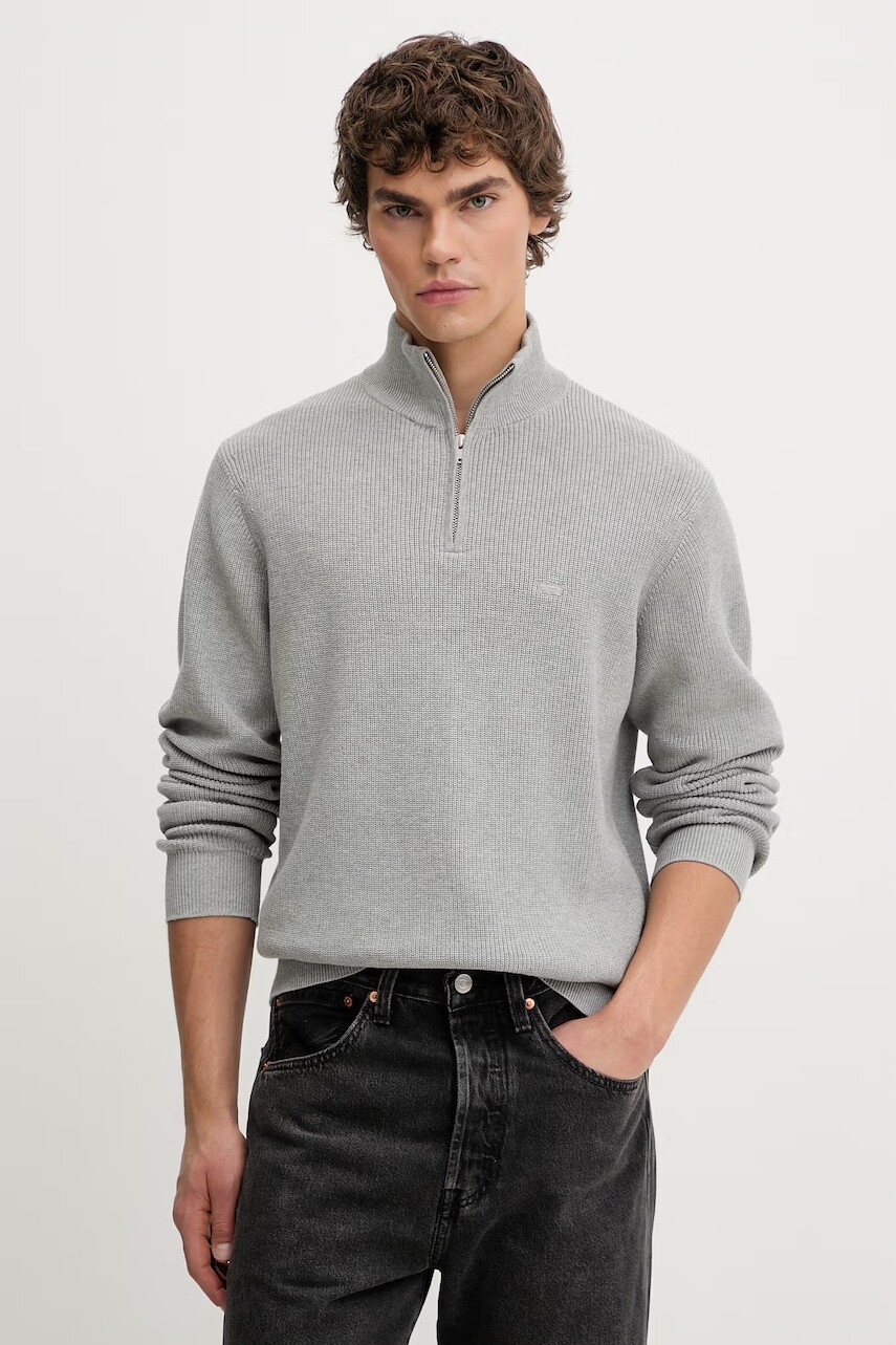 Bavlnený sveter Levi's LIGHTWEIGHT HM QUARTER ZIP