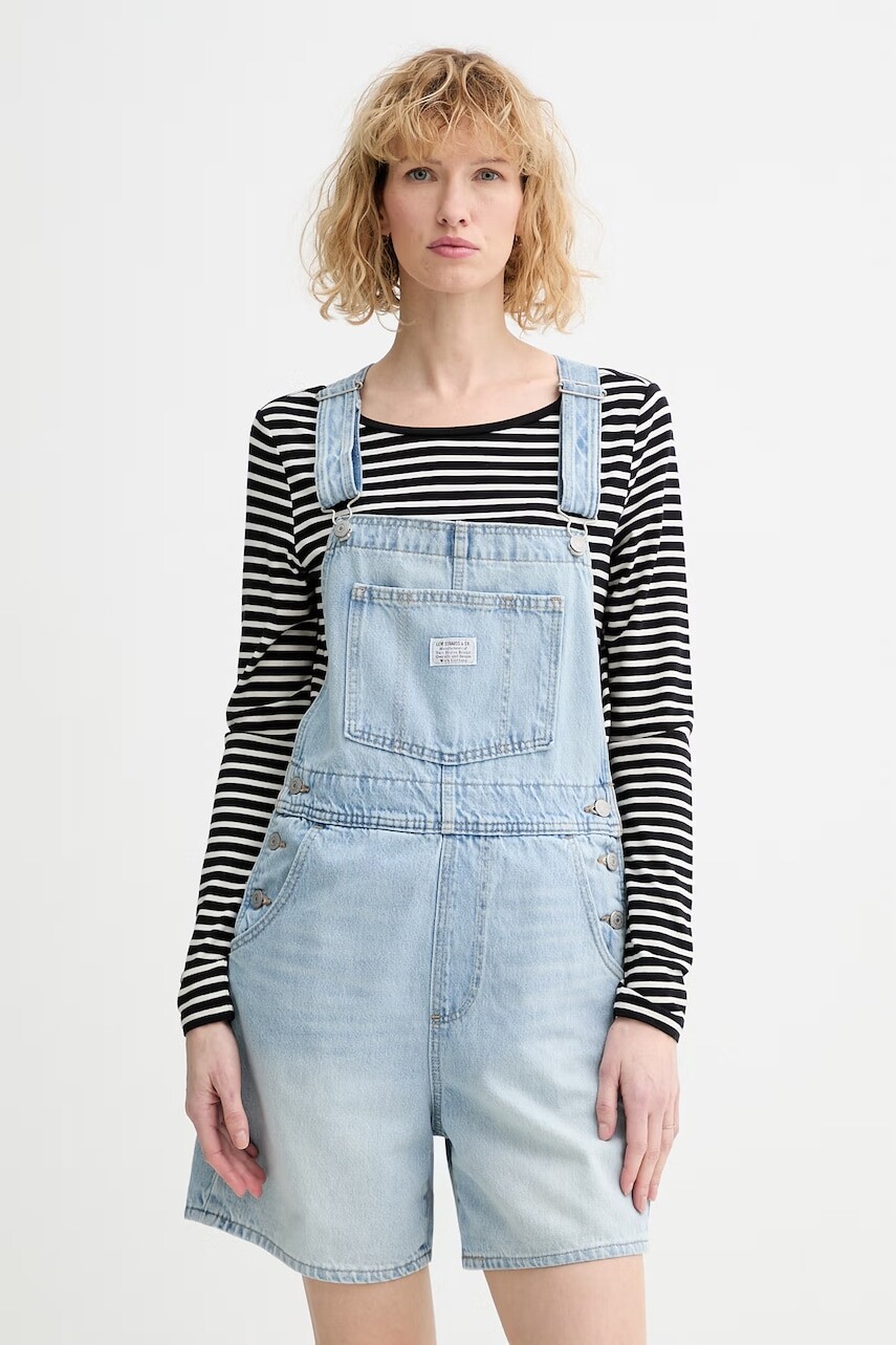 Rifľové nohavice na traky Levi's VINTAGE SHORTALL