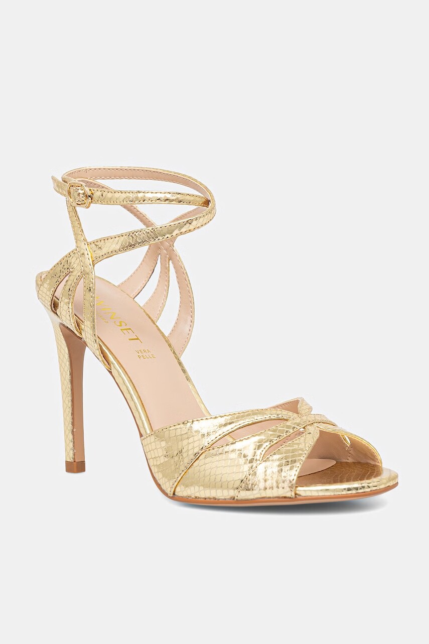 Kožené sandále Twinset