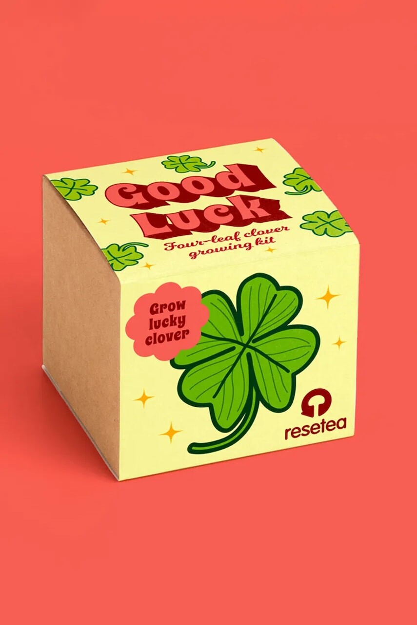 Sada na pestovanie rastlín RESETEA Good luck 7 x 6,5 x 7 cm