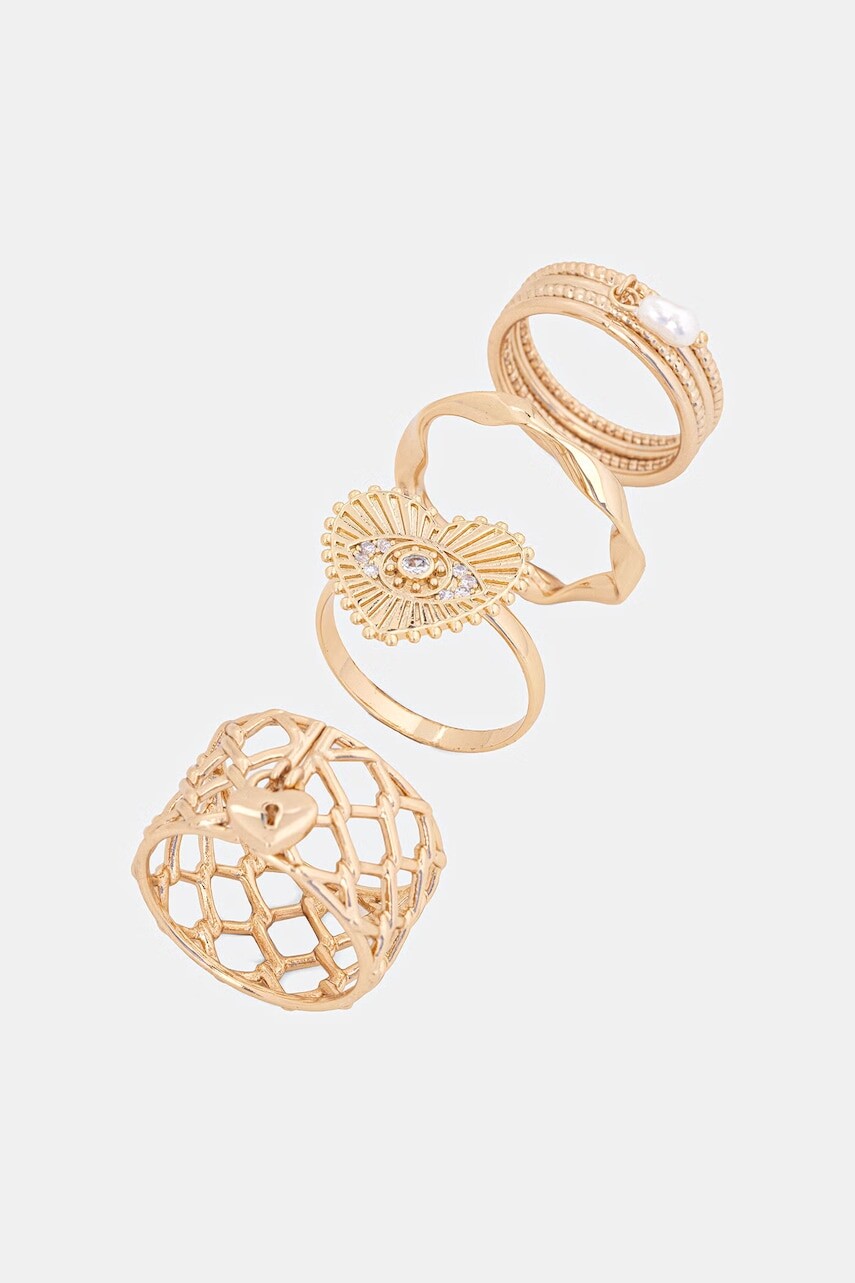 Prsteň Aldo LOVEBOUND 4-pak