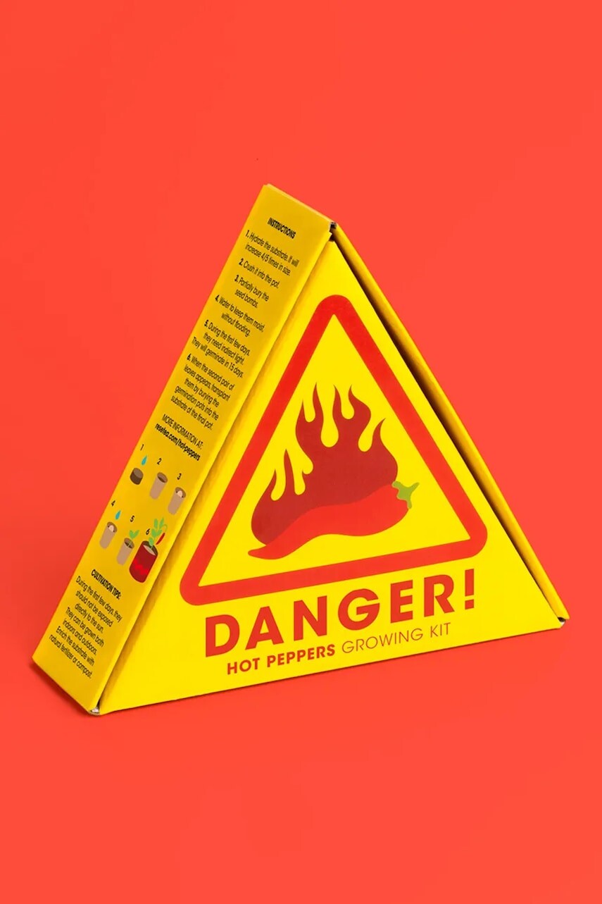 Sada na pestovanie rastlín RESETEA Hot peppers 21,5 x 6,5 x 18,5 cm 5-pak