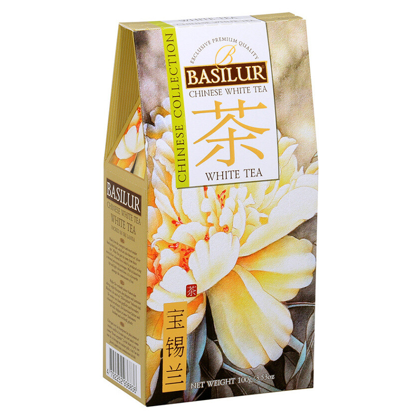 BASILUR Chinese White Tea sypaný čaj 100 g, poškodený obal