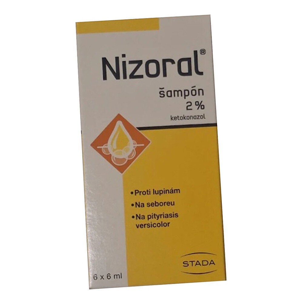 NIZORAL Šampón 2% 6 X 6 ml