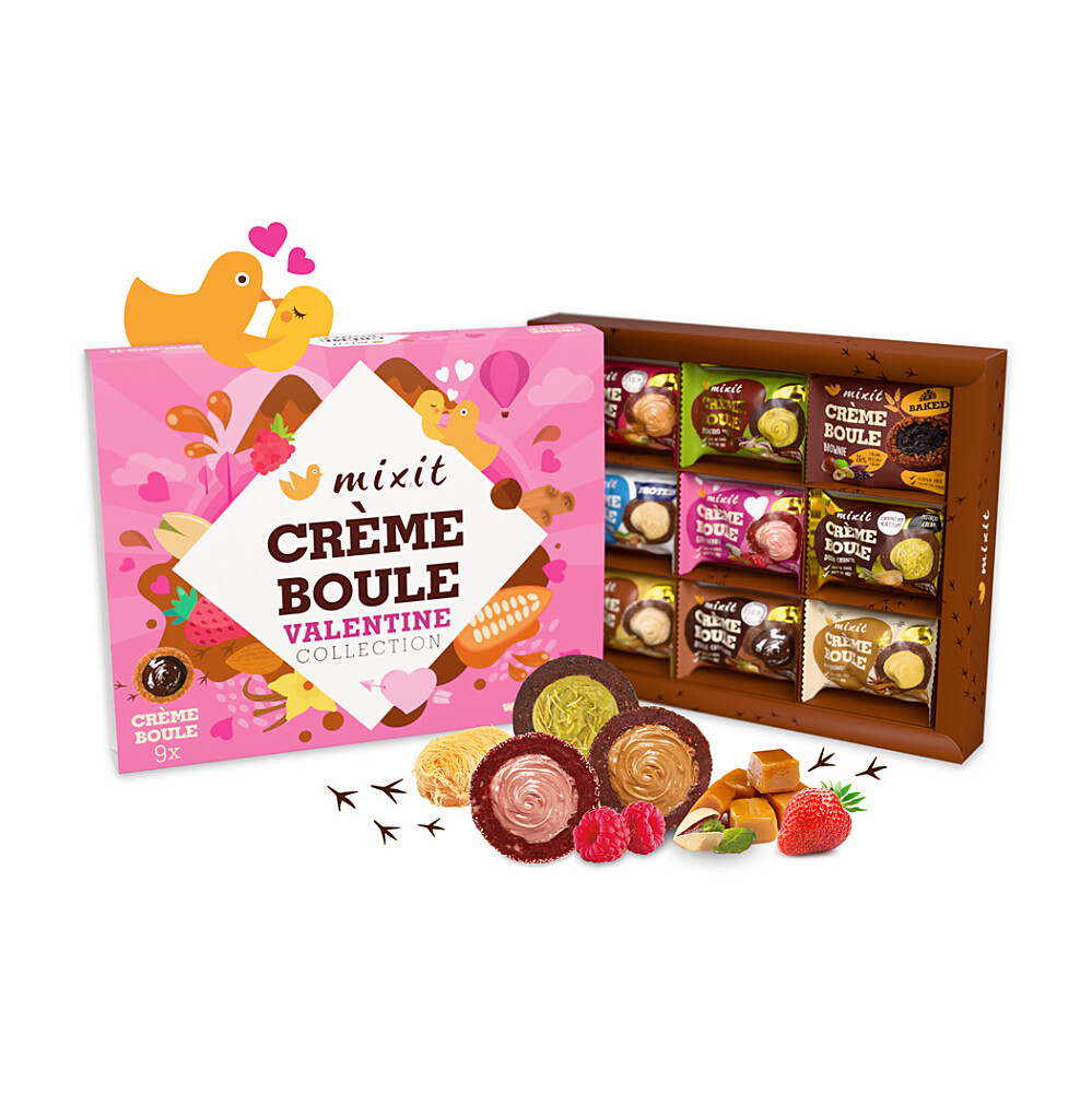 MIXIT Zamilovaná bouleniéra degustačná sada créme guľočok 9 kusov