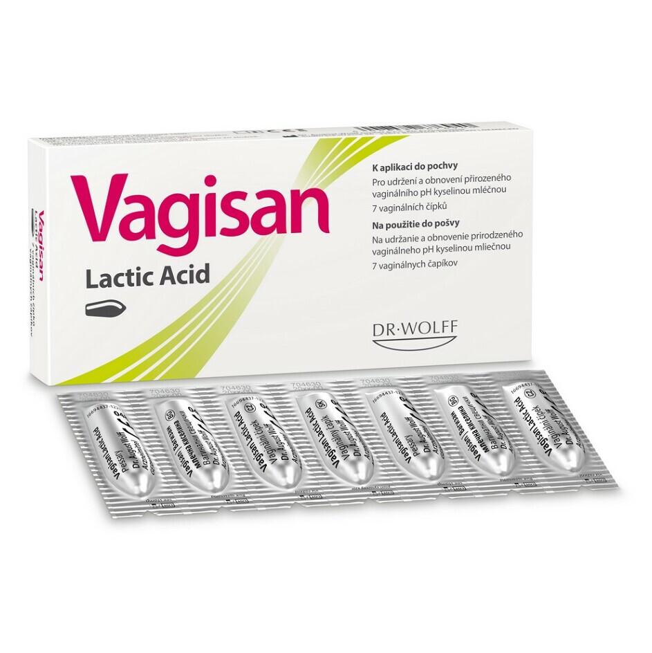 VAGISAN Lactic acid 7 čapíkov, poškodený obal