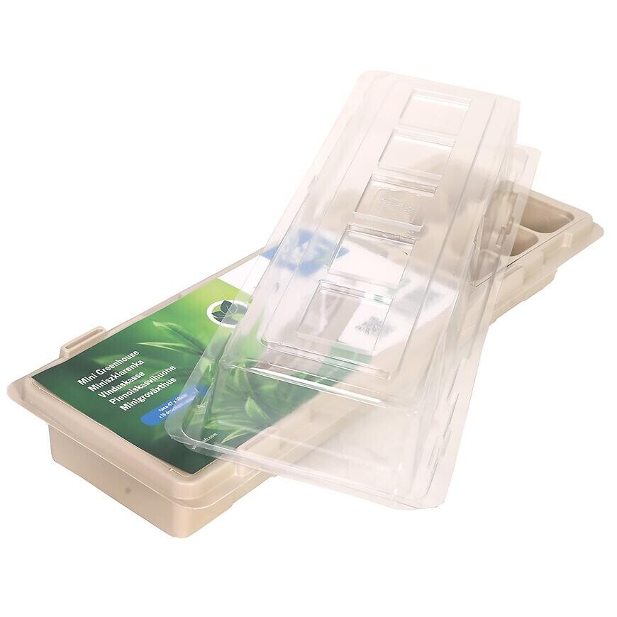 Mini skleník 47x16 18 kvetináč s krytom