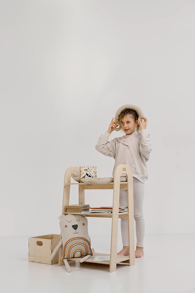 Regál SLIM S - prírodný