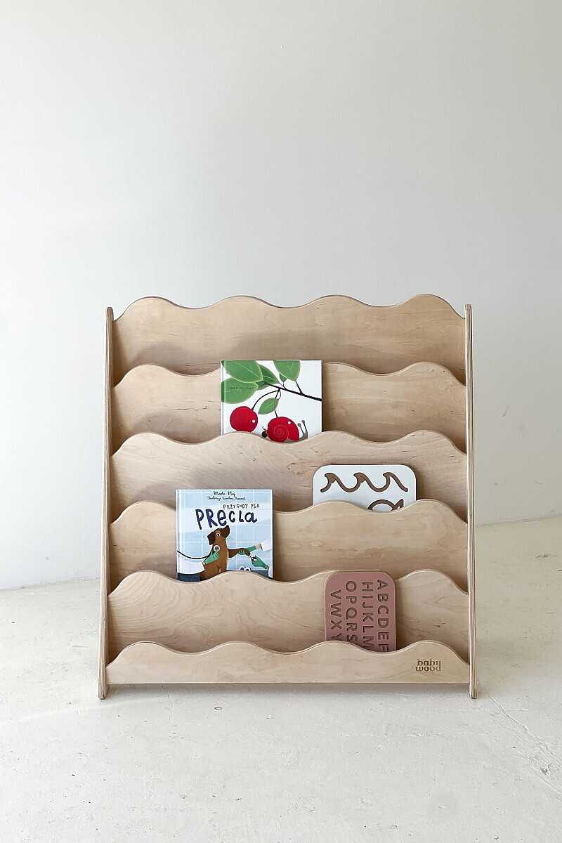 Knižnica WAVE M - prírodná