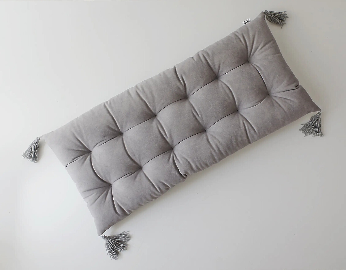 Vankúš do hojdačky Montessori XL - sivá