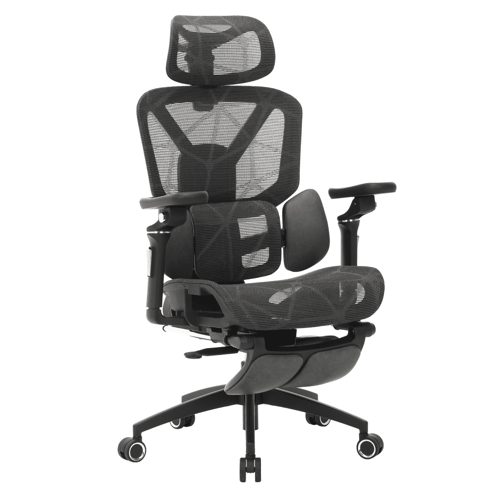 Kancelárske kreslo, tmavosivá/čierna, VILMER