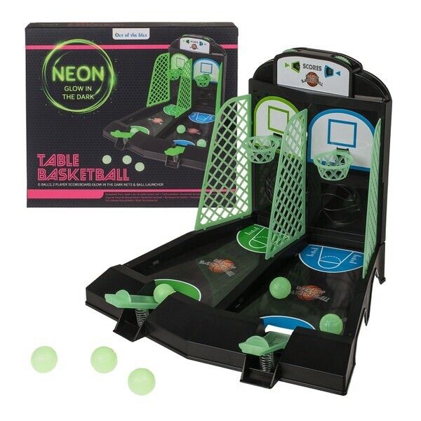 Neónový stolný basketbal