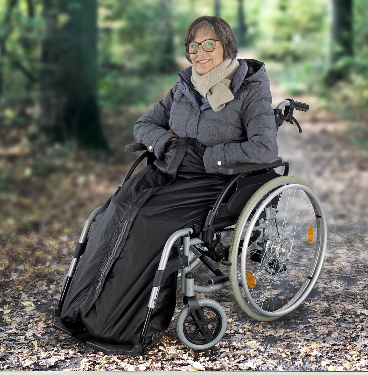 Izolované vrecko na invalidný vozík, vodotesné a vetruvzdorné