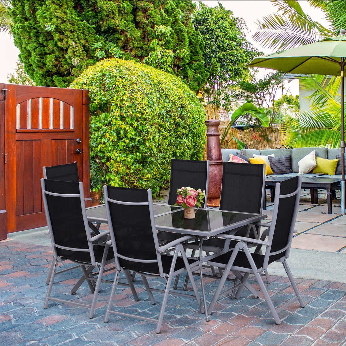 Záhradné kreslo Outsunny, 1 kus