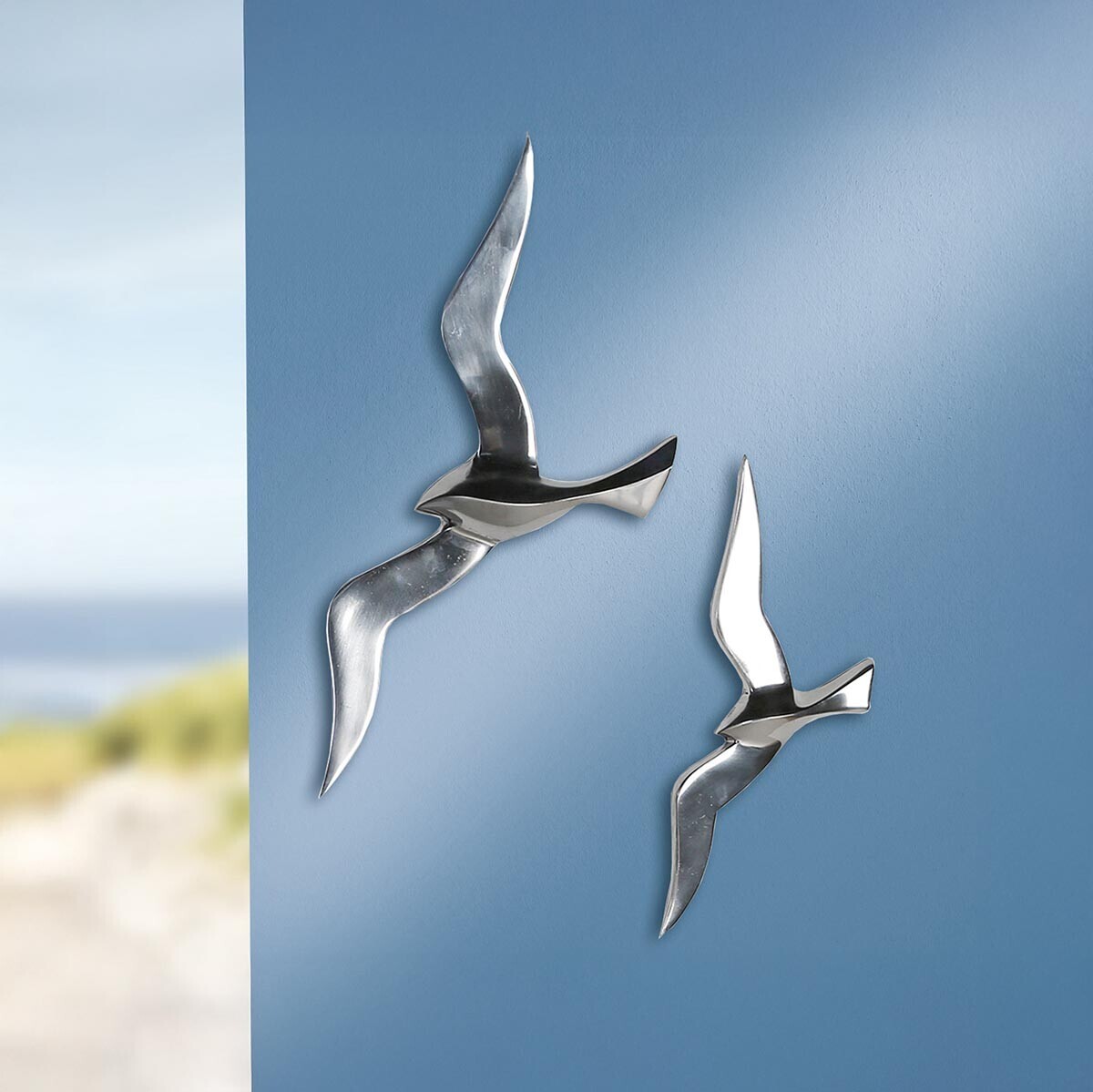 Nástenná dekorácia Lietajúci vták, 34 cm