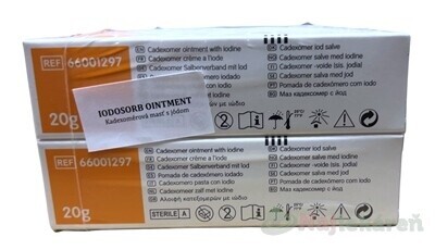 IODOSORB OINTMENT antimikrobiálna masť s jódkadexomérom 2x20 g