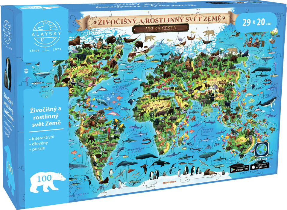 Alaysky's Drevene Puzzle Flora & Fauna A4 AR